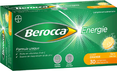 Image Berocca Energie Comprimé Effervescent - bt 30